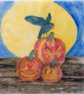 raven-pumpkins